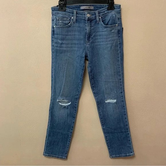 Joe's Jeans Women Lara Distressed Straight Ankle Jeans - Picture 2 of 12